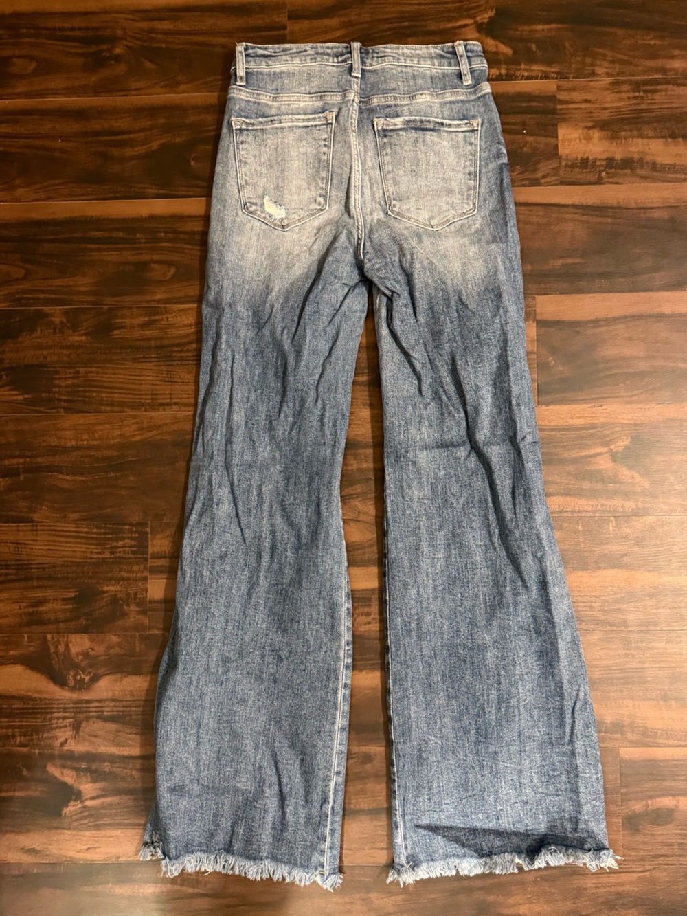 Freckled Poppy Risen Distressed Flare Bottom Jeans NWT! - Picture 2 of 6